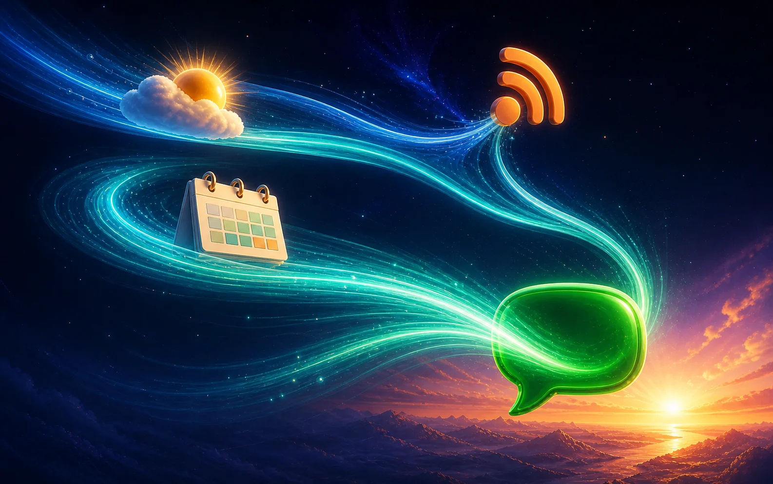Twinco 將天氣、行程與 RSS 整理到 LINE 的產品畫面